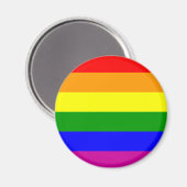 Save the Date/Rainbow-Hochzeit/Gay Pride Magnet (Vorderseite/Rückseite)