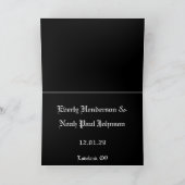 Save the Date Rasberry Cala Lily Postcard Einladung (Innenseite)