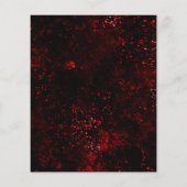 Save the Date Red Black Gothic Wedding (Rückseite)