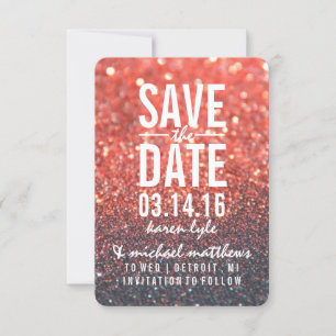 Save The Date Red Lit Nite Fab