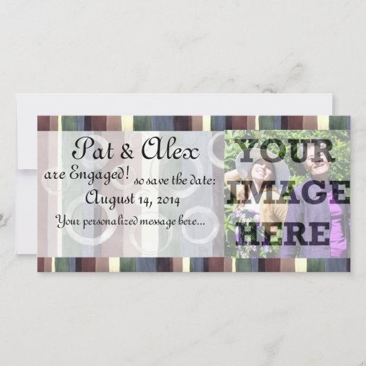 Save the Date - Regenbogen 3 (Vorderseite)