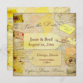 Save the Date Reisedusche (Vorne/Hinten)