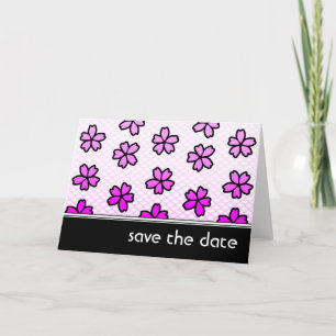 Save the Date: Retro-Blumengestalt: Ankündigung