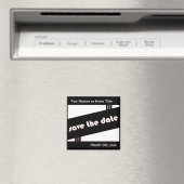 Save the Date: Retro: Magnet (In Situ (Geschirrspüler))