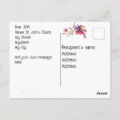 SAVE THE DATE - Rett das Hochzeitstermin. bearbeit Postkarte (Rückseite)