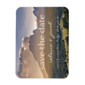 Save the Date/ Rett unseres Datums Rustikale Hochz Magnet (Vertikal)