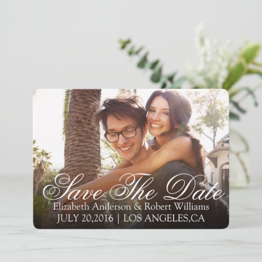 Save The Date | Rett unseres Hochzeitdatums (Stehend Vorderseite)