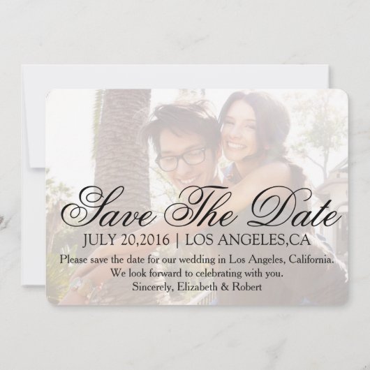 Save The Date | Rett unseres Hochzeitdatums (Rückseite)