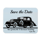 Save the Date Roaring 20ties Theme Magnet (Horizontal)