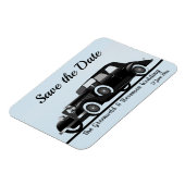 Save the Date Roaring 20ties Theme Magnet (Linke Seite)
