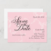 Save the Date Rosa Acanthus Vine