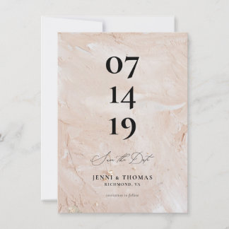 Save the Date rosa Ankündigung