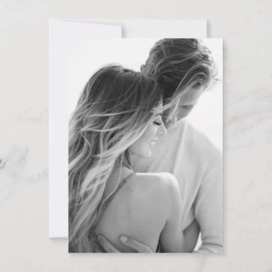 Save the Date rosa Ankündigung (Rückseite)