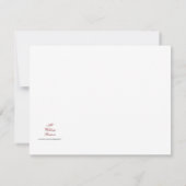 Save the Date (rosa) Ankündigung (Rückseite)