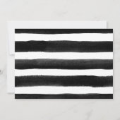 Save the Date Rosa Blütenfarbe Wasserfarben Streif (Rückseite)