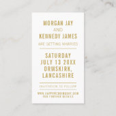 Save the Date Rosa Gold Confetti 100 Karten (Rückseite)