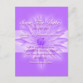 Save the Date rosa Lilie - anpassbare Vorlage (Vorderseite)