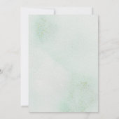 Save The Date. Rose Wreath Wedding Einladung (Rückseite)