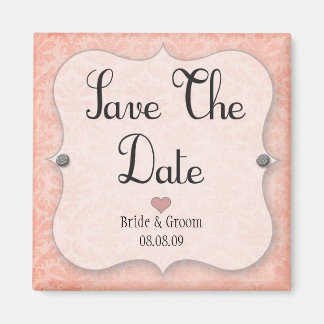 Save the Date rot Magnet