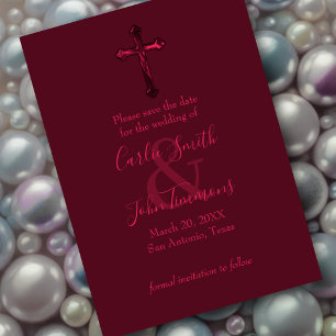 Save the Date Rotkreuzmonoton