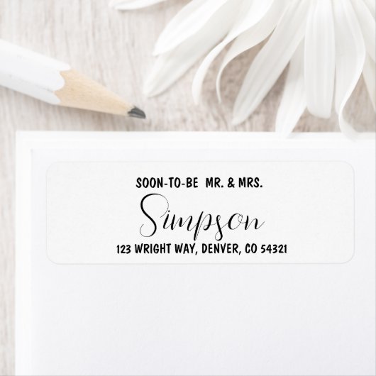 Save the Date Rücksendeadresse (Insitu)