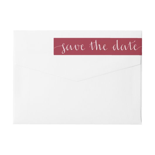 Save the Date Rücksendeadresse (Rückseite)