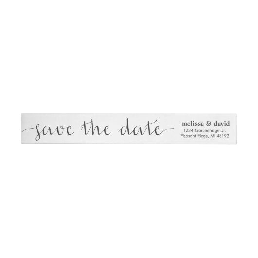 Save the Date Rücksendeadresse (Person)