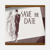 Save the Date rückwärts Magnet (Vorne)