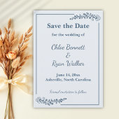 Save the Date rustikal, monochrom