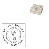Save The Date | Rustikale Händeschlittenhochzeit Gummistempel (Stempel)
