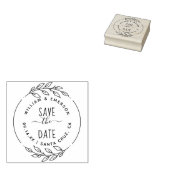 Save The Date | Rustikale handGezeichnet Sprigs & Gummistempel (Stempel)