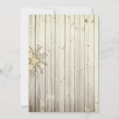 Save the Date Rustikale Hochzeit (Rückseite)