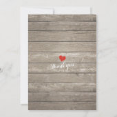 Save the Date rustikale Holz Mason Jar String Ligh (Rückseite)