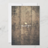 Save the Date rustikale Holz Mason Jar String Ligh (Rückseite)