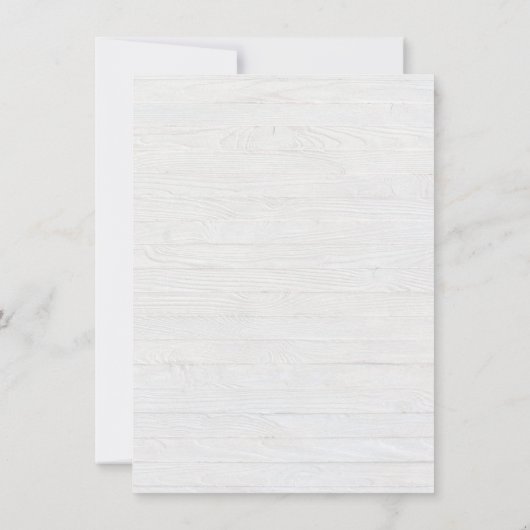 Save the Date rustikale Muscheln (Rückseite)