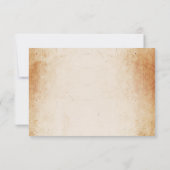 Save the Date rustikale Skulls Fotokarte Gothic (Rückseite)