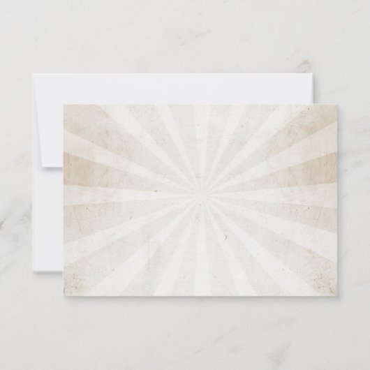 Save the Date Rustikale Zuckerkarte (Rückseite)