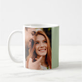 Save the Date Salbei-Hochzeit Kaffeetasse (Links)