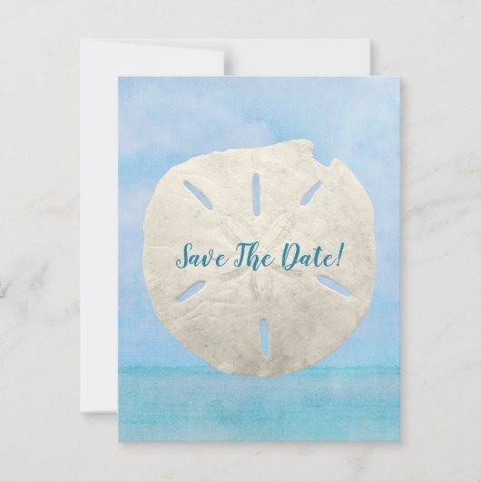Save the Date Sand-Dollar (Vorderseite)