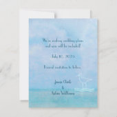 Save the Date Sanddollar (Rückseite)