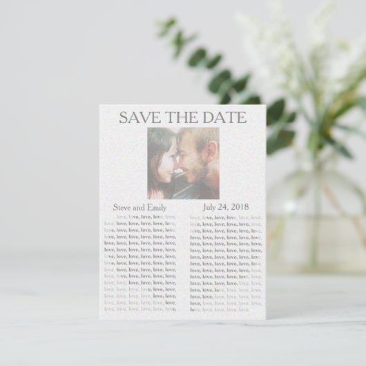 "Save the Date" Save The Date (Stehend Vorderseite)