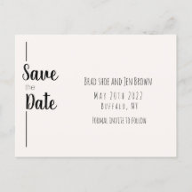 Save The Date! Save the Date Einladung