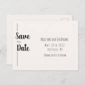 Save The Date! Save the Date Einladung Postkarte (Vorne/Hinten)