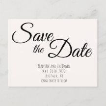 Save The Date! Save the Date Einladung Postkarte