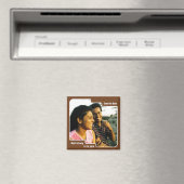 Save the Date Scallop Brown Magnet (In Situ (Geschirrspüler))