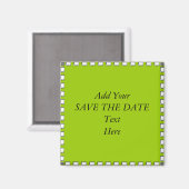 SAVE THE DATE SCHAFFEN Magneten IHRE SELBST Magnet (Vorderseite/Rückseite)