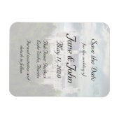 Save the Date, Schlosshochzeit Magnet (Horizontal)