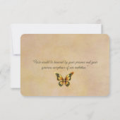 Save the Date Schmetterlinge (Rückseite)