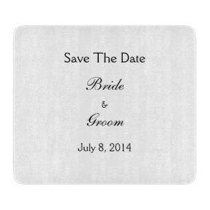 Save The Date Schneidebrett