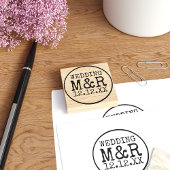 Save the Date Schreibmaschine Schriftart Wedding R Gummistempel